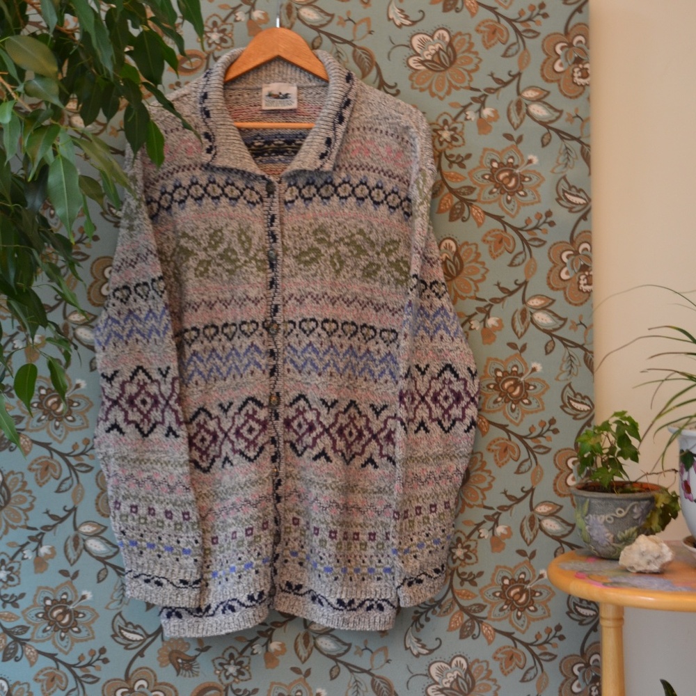 gorgeous vintage northern reflections cardigan